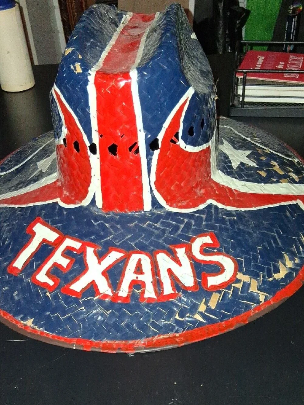 Houston Patriotic Blue Red Cowboy Hat - Home Party Supplies